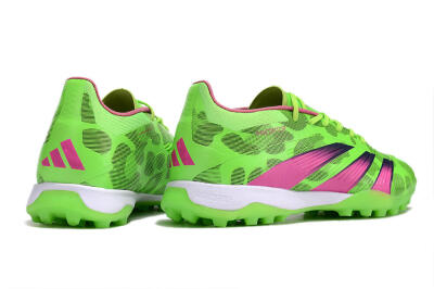 Adidas Predator Elite TF Low-Tops Football Shoes - Green/Purple/Pink