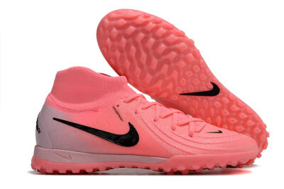 Nike Phantom Luna 2 Elite TF High-Tops Football Shoes - Pink/Black/White