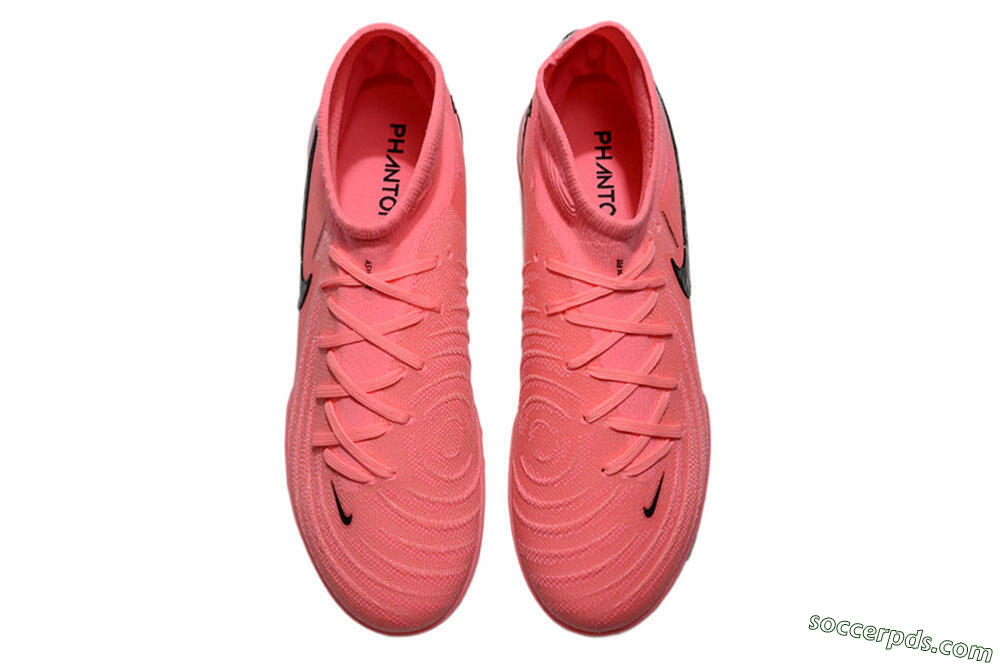 Nike Phantom Luna 2 Elite TF High-Tops Football Shoes - Pink/Black/White 4