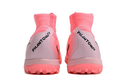 Nike Phantom Luna 2 Elite TF High-Tops Football Shoes - Pink/Black/White