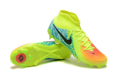 Nike Phantom Luna Elite NU FG High-Tops Football Boots - Yellow/Orange/Black