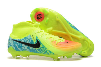 Nike Phantom Luna Elite NU FG High-Tops Football Boots - Yellow/Orange/Black
