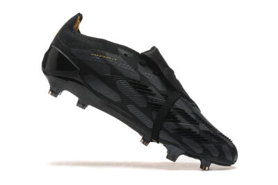 Adidas Predator Elite Foldover Tongue FG Low-Tops Football Boots - Black/Gold