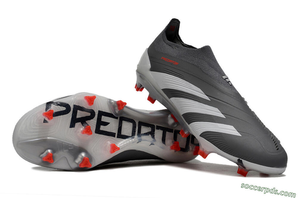 Adidas Predator Accuracy+ FG Low-Tops Football Boots - Brown/Silver/Red 0