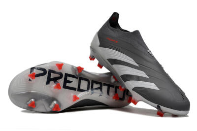 Adidas Predator Accuracy+ FG Low-Tops Football Boots - Brown/Silver/Red