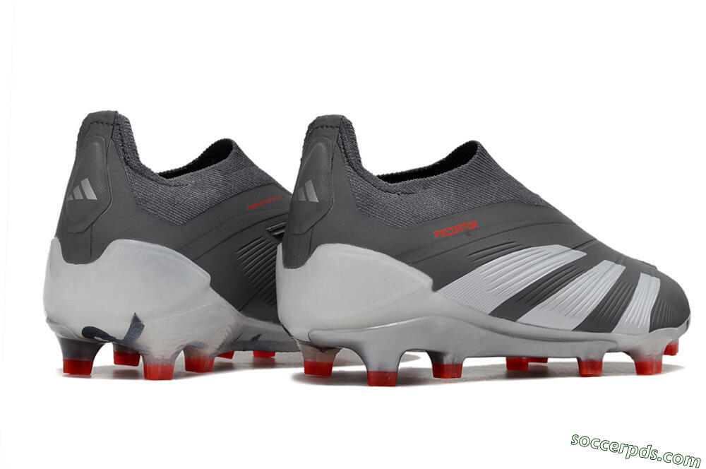 Adidas Predator Accuracy+ FG Low-Tops Football Boots - Brown/Silver/Red 6