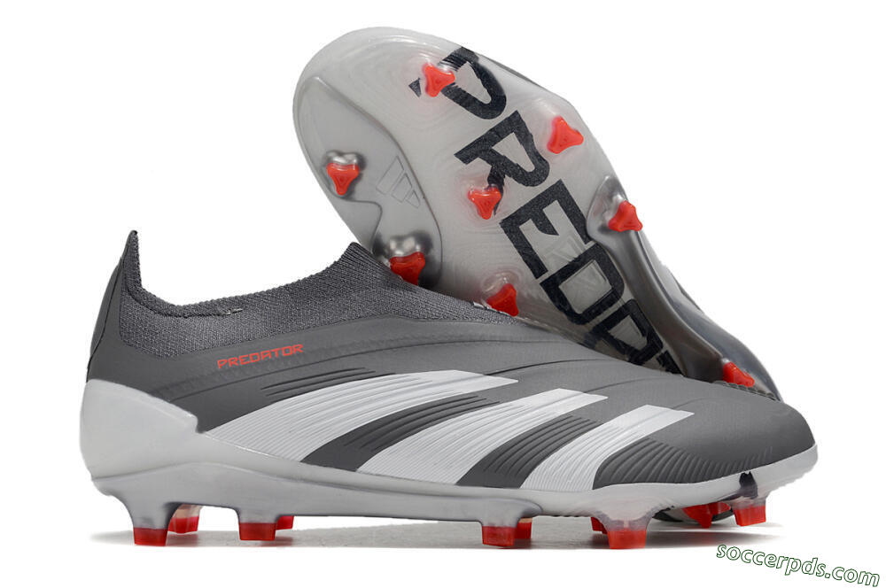 Adidas Predator Accuracy+ FG Low-Tops Football Boots - Brown/Silver/Red 1
