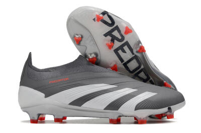 Adidas Predator Accuracy+ FG Low-Tops Football Boots - Brown/Silver/Red