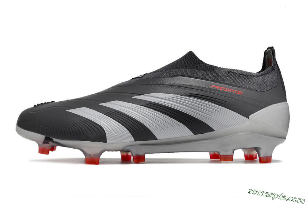 Adidas Predator Accuracy+ FG Low-Tops Football Boots - Brown/Silver/Red 2