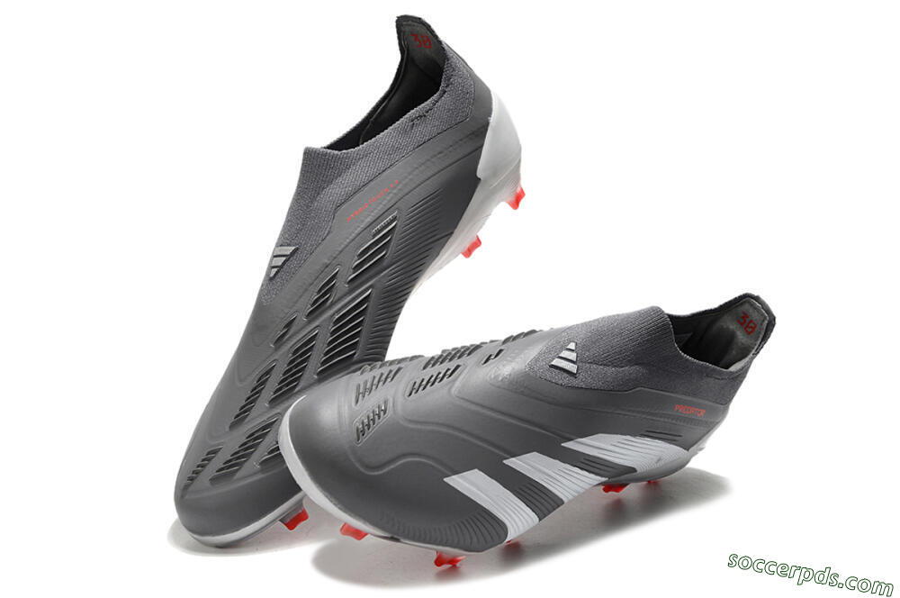 Adidas Predator Accuracy+ FG Low-Tops Football Boots - Brown/Silver/Red 3