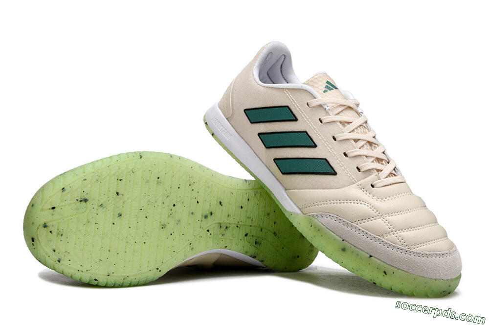 Adidas Top Sala FG Low-Tops Football Shoes - Grey/Green 0
