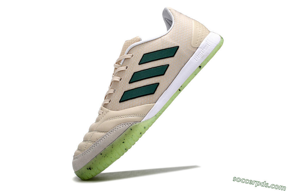 Adidas Top Sala FG Low-Tops Football Shoes - Grey/Green 4