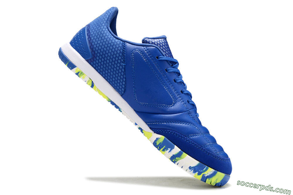 Adidas Top Sala FG Low-Tops Football Shoes - Blue/Black/Yellow 5
