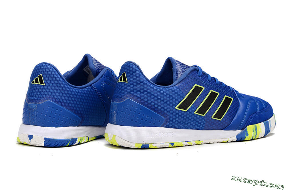 Adidas Top Sala FG Low-Tops Football Shoes - Blue/Black/Yellow 6