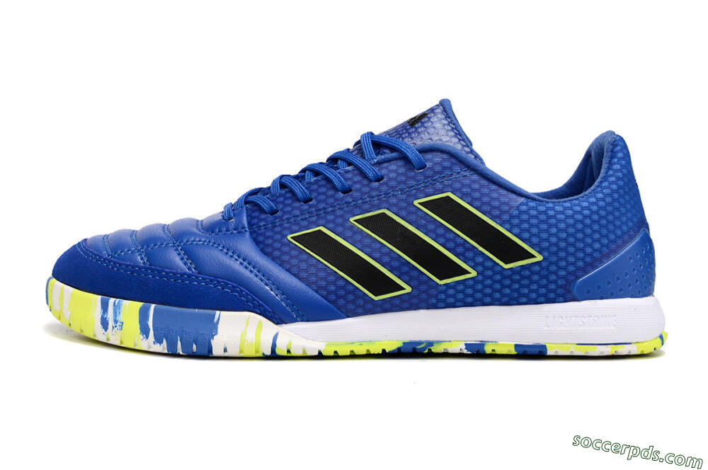 Adidas Top Sala FG Low-Tops Football Shoes - Blue/Black/Yellow 2