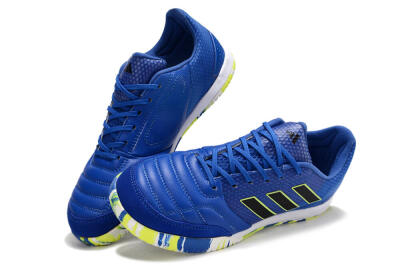 Adidas Top Sala FG Low-Tops Football Shoes - Blue/Black/Yellow