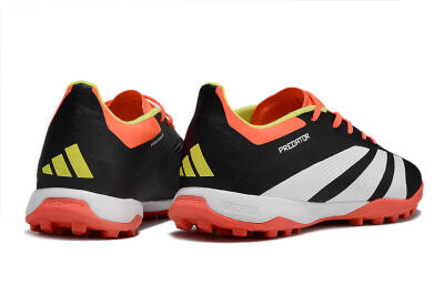 Adidas Predator 24 Elite TF Low-Tops Football Shoes - Black/White/Orange