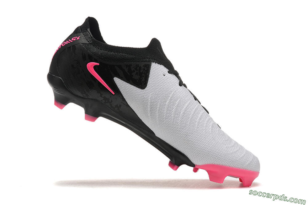 Nike Phantom Luna Elite NU FG Low-Tops Football Boots - White/Black/Pink 7