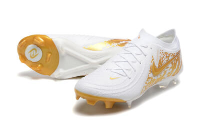 Nike Phantom Luna Elite NU FG Low-Tops Football Boots - White/Gold