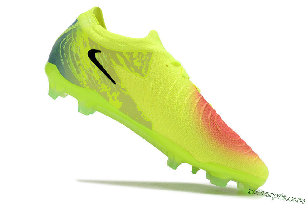 Nike Phantom Luna Elite NU FG Low-Tops Football Boots - Yellow/Black/Orange 4
