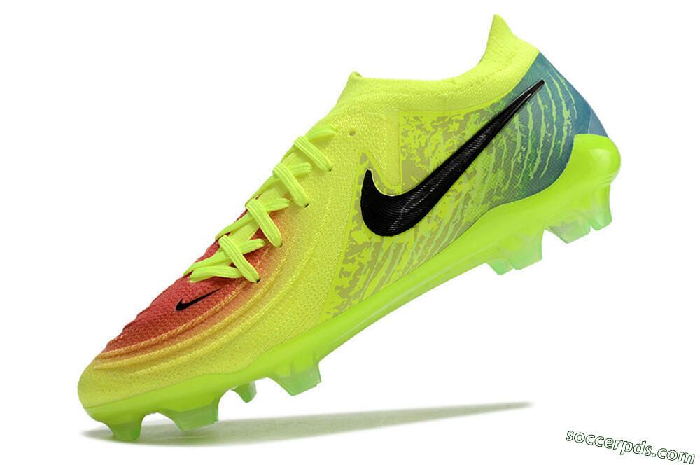 Nike Phantom Luna Elite NU FG Low-Tops Football Boots - Yellow/Black/Orange 5