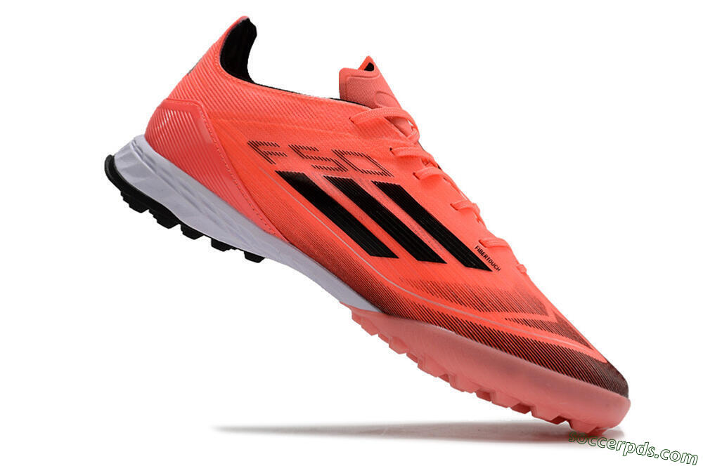 Adidas F50 Adizero TF Low-Tops Football Shoes - Red/Black/White 4
