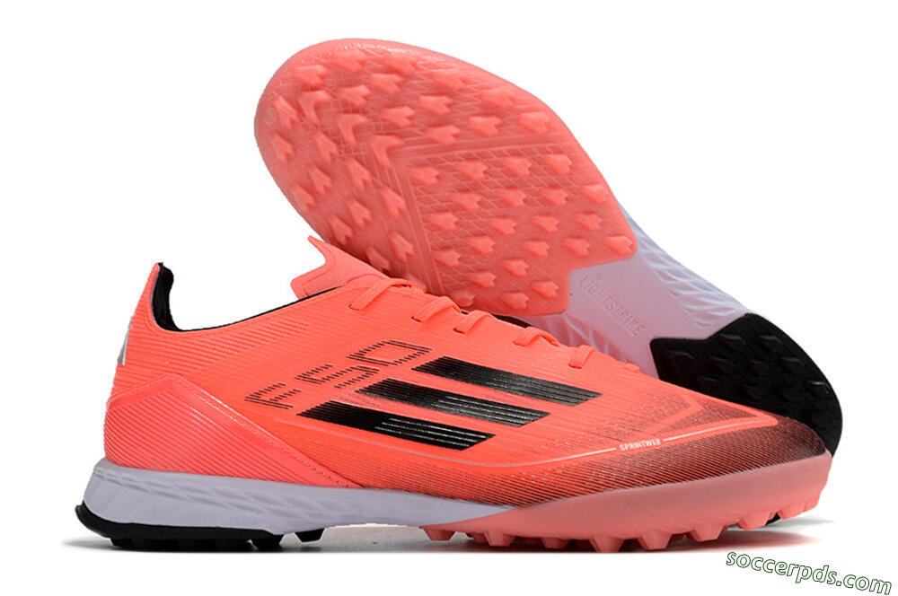 Adidas F50 Adizero TF Low-Tops Football Shoes - Red/Black/White 1