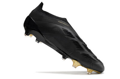 Adidas Predator Accuracy+ Laceless FG Low-Tops Football Boots - Black/Gold