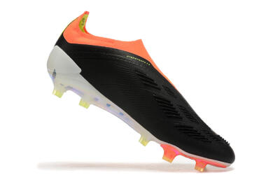 Adidas Predator Accuracy+ Laceless FG Low-Tops Football Boots - Black/White/Orange