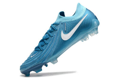 Nike Phantom Luna Elite NU FG Low-Tops Football Boots - Light Blue/White