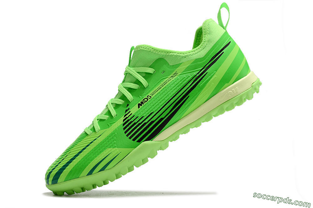 Nike Air Zoom Mercurial Vapor 15 Pro TF Low-Tops Football Shoes - Green/Black/Yellow 5