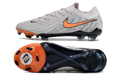 Nike Phantom Luna Elite FG Low-Tops Football Boots - Grey/Orange/Black
