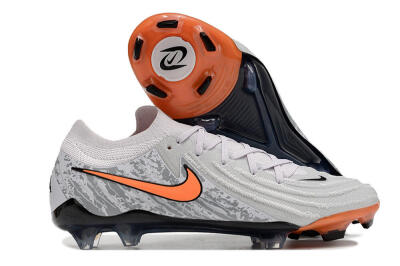 Nike Phantom Luna Elite FG Low-Tops Football Boots - Grey/Orange/Black