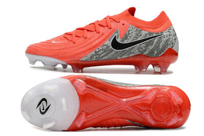Nike Phantom Luna Elite FG Low-Tops Football Boots - Red/Black/Green