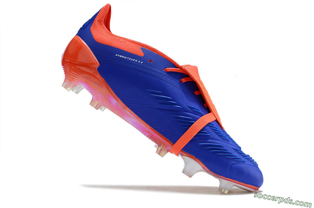 Adidas Predator Elite Foldover Tongue FG Low-Tops Football Boots - Blue/White/Red 4