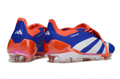 Adidas Predator Elite Foldover Tongue FG Low-Tops Football Boots - Blue/White/Red