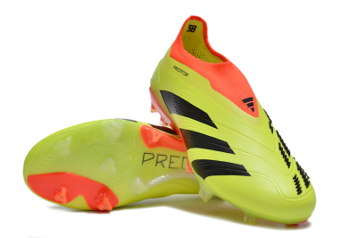 Adidas Predator Accuracy+ Laceless FG Low-Tops Football Boots - Yellow/Black/Orange