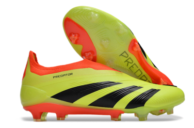 Adidas Predator Accuracy+ Laceless FG Low-Tops Football Boots - Yellow/Black/Orange