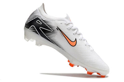 Nike Air Zoom Mercurial Vapor 16 Elite FG Low-Tops Football Boots - White/Orange/Black