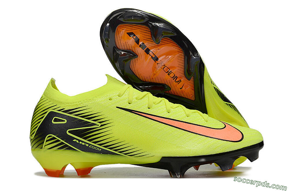 Nike Air Zoom Mercurial Vapor 16 Elite FG Low-Tops Football Boots - Yellow/Orange/Black 1