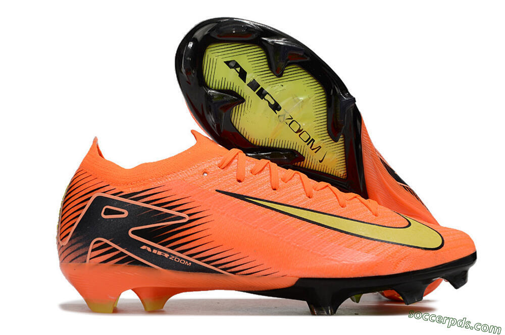Nike Air Zoom Mercurial Vapor 16 Elite FG Low-Tops Football Boots - Orange/Yellow/Black 1