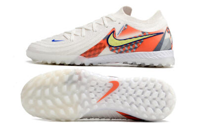 Nike Phantom GX 2 Elite TF Low-Tops Football Shoes - White/Yellow/Blue/Orange