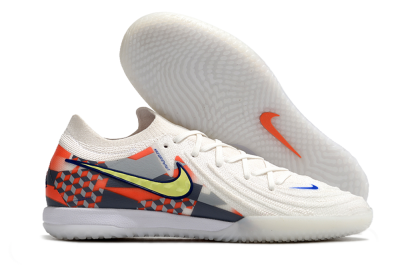 Nike Phantom GX 2 Elite IC Low-Tops Football Shoes - White/Yellow/Blue/Orange