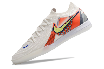 Nike Phantom GX 2 Elite IC Low-Tops Football Shoes - White/Yellow/Blue/Orange