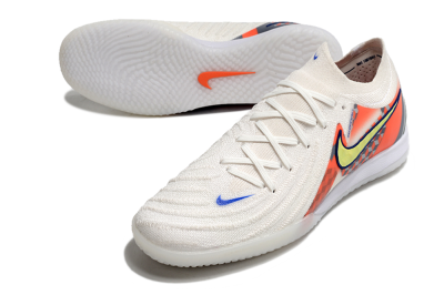 Nike Phantom GX 2 Elite IC Low-Tops Football Shoes - White/Yellow/Blue/Orange