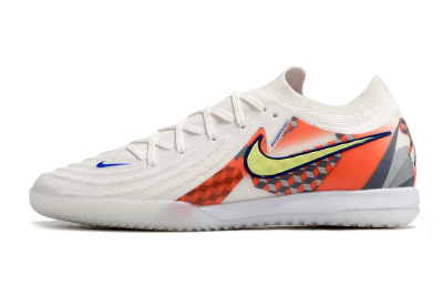 Nike Phantom GX 2 Elite IC Low-Tops Football Shoes - White/Yellow/Blue/Orange