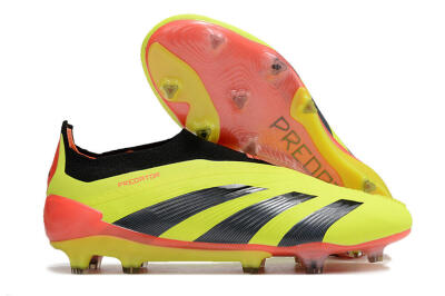 Adidas Predator Accuracy+ Laceless FG Low-Tops Football Boots - Yellow/Black/Orange