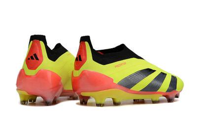 Adidas Predator Accuracy+ Laceless FG Low-Tops Football Boots - Yellow/Black/Orange