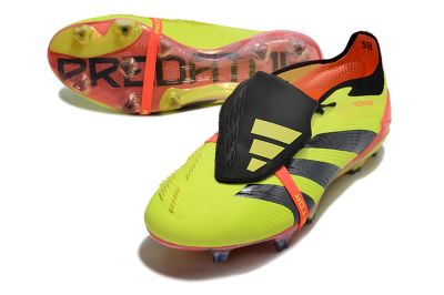 Adidas Predator Elite Foldover Tongue FG Low-Tops Football Boots - Yellow/Black/Orange