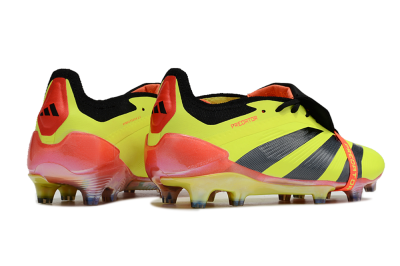 Adidas Predator Elite Foldover Tongue FG Low-Tops Football Boots - Yellow/Black/Orange